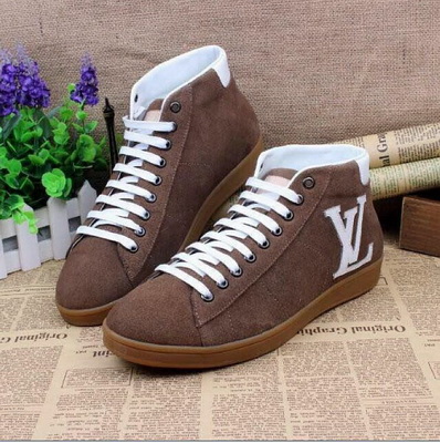 LV High-Top Fashion Men Shoes--055